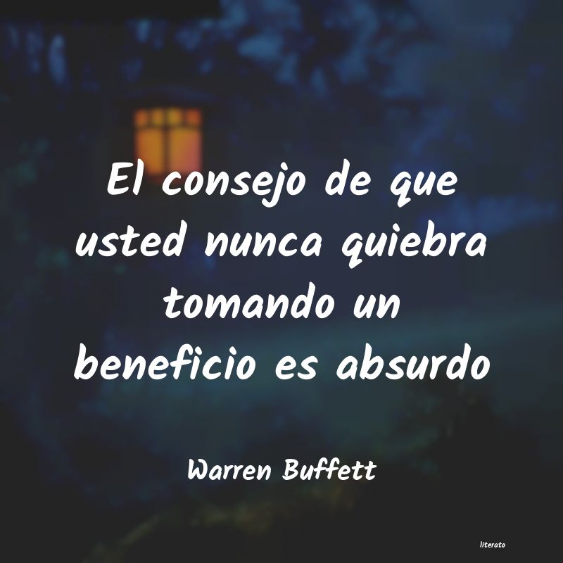 Frases de Warren Buffett