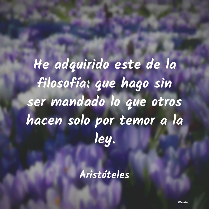 Frases de Aristóteles