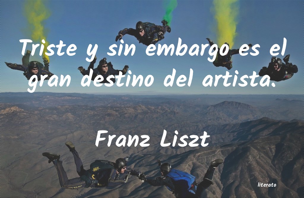 Frases de Franz Liszt