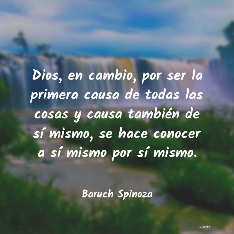 Frases de Baruch Spinoza