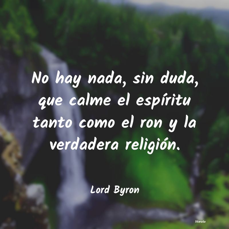frases de Lord Byron