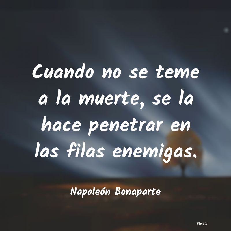 frases de Napoleón Bonaparte