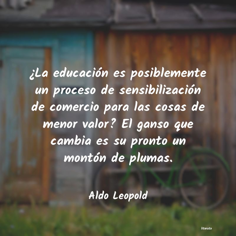 frases de Aldo Leopold