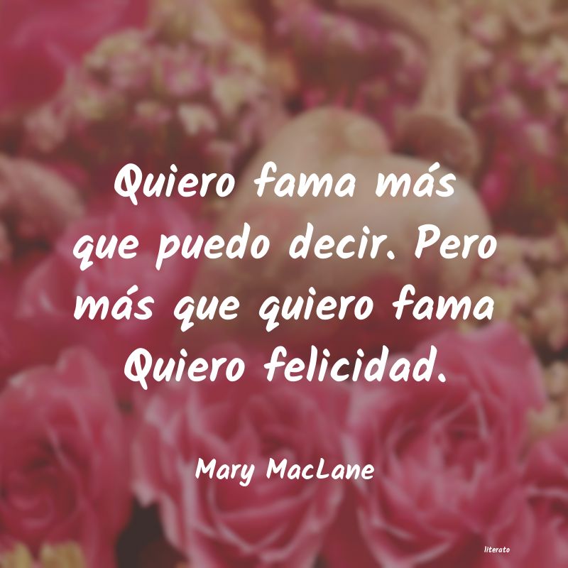 frases de Mary MacLane