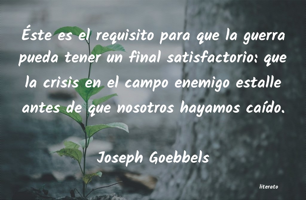 Frases de Joseph Goebbels