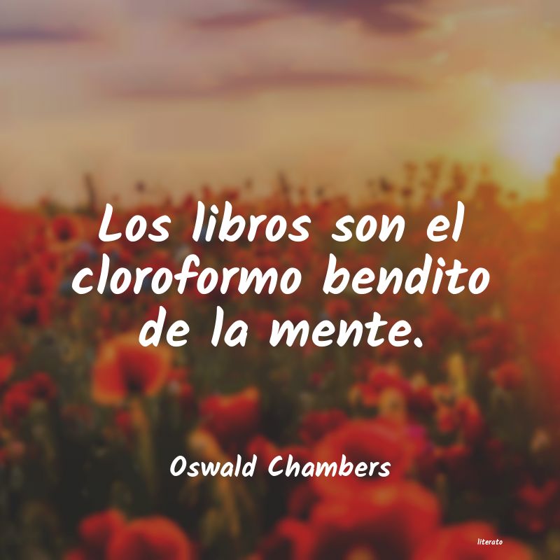 Frases de Oswald Chambers