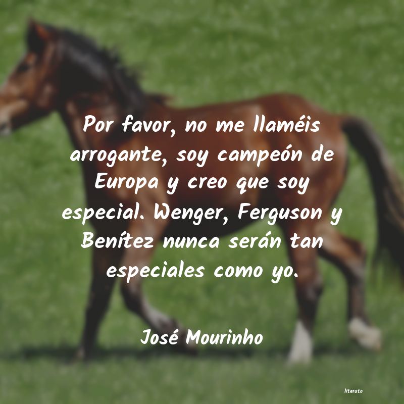 frases de José Mourinho
