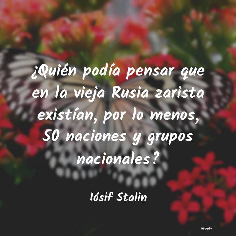 Frases de Iósif Stalin