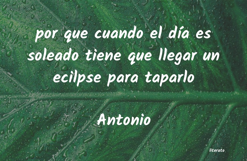 frases de Antonio