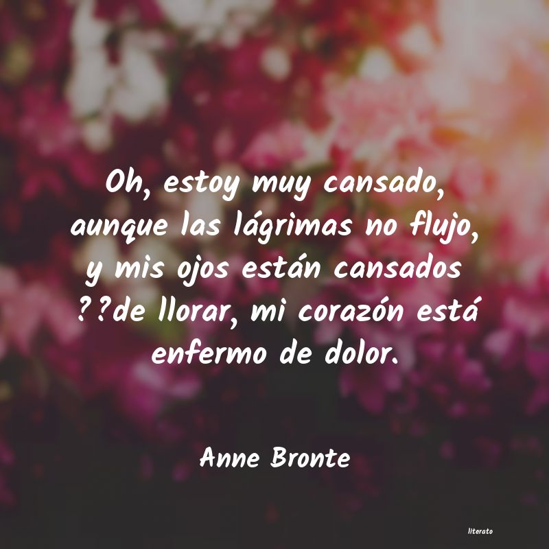 Frases de Anne Bronte