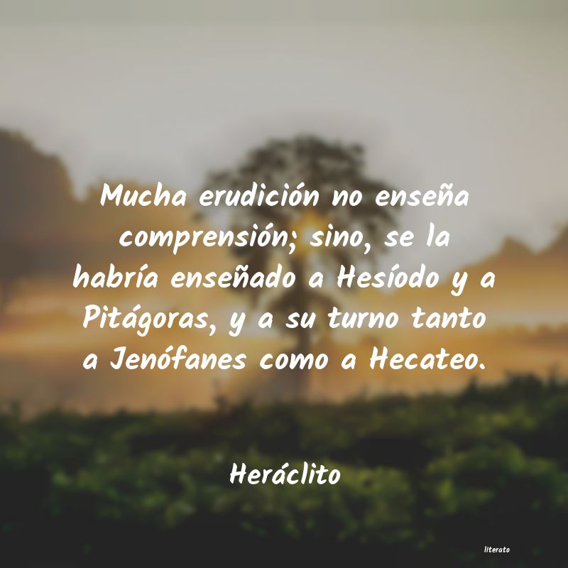 frases de Heráclito