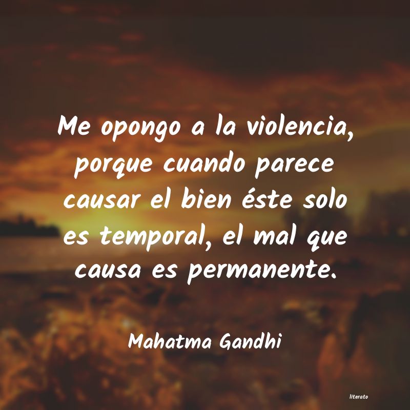 Frases de Mahatma Gandhi