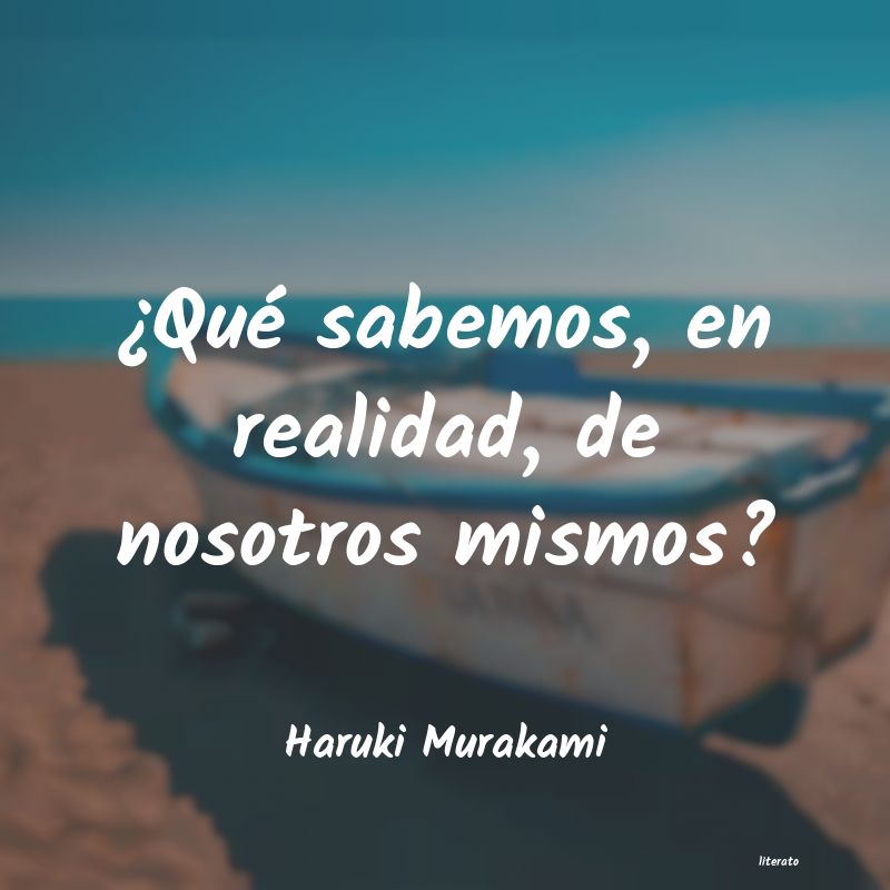 frases de Haruki Murakami