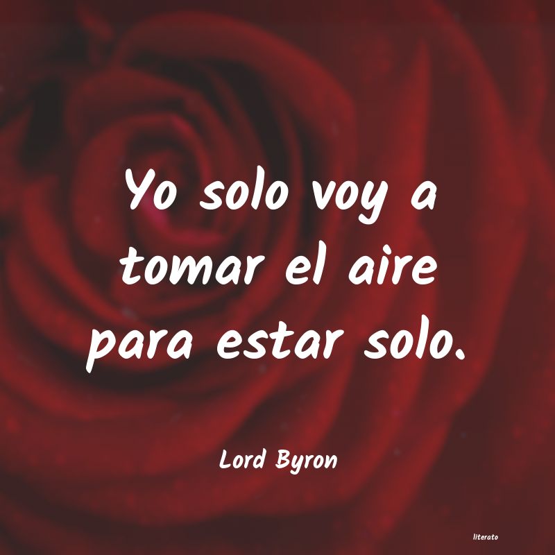 frases de Lord Byron