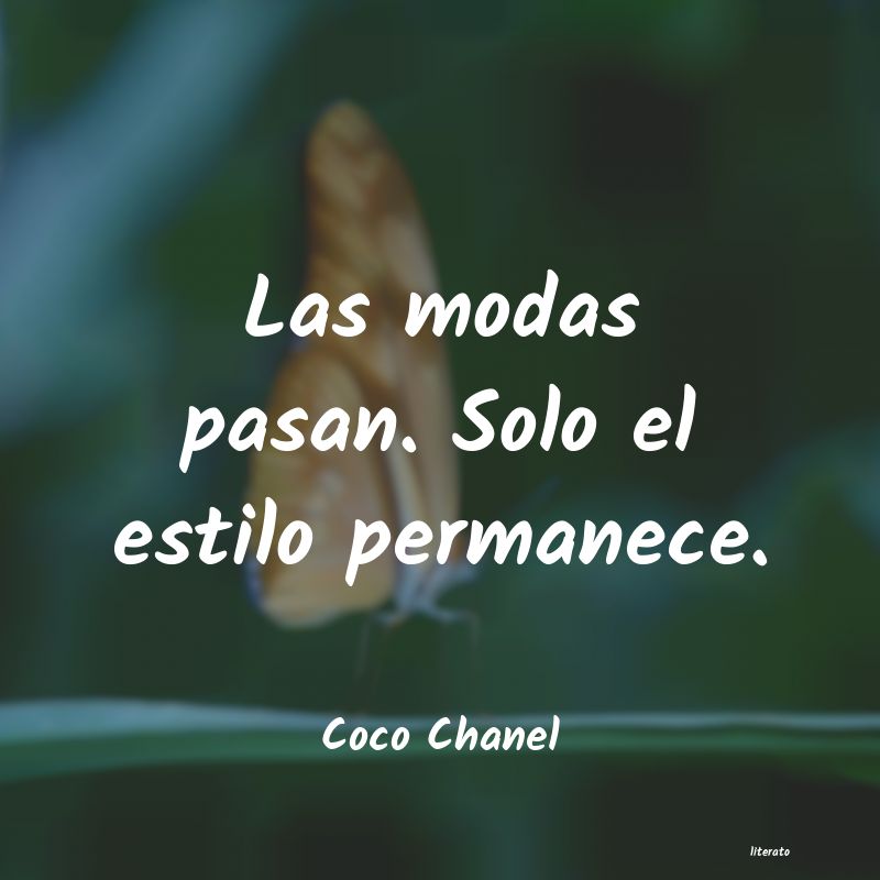 frases de Coco Chanel