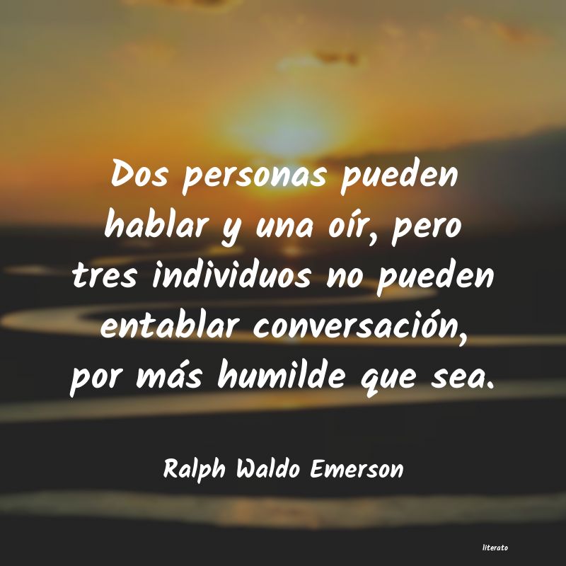 Frases de Ralph Waldo Emerson