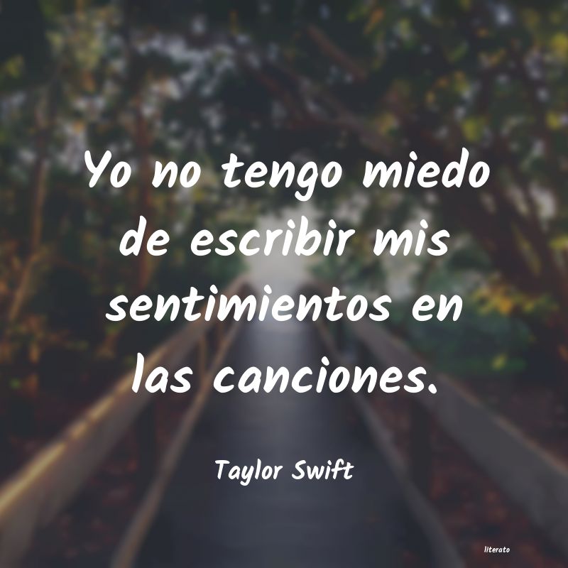 Frases de Taylor Swift