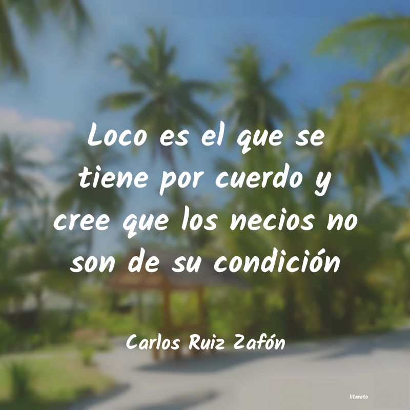 frases de Carlos Ruiz Zafón