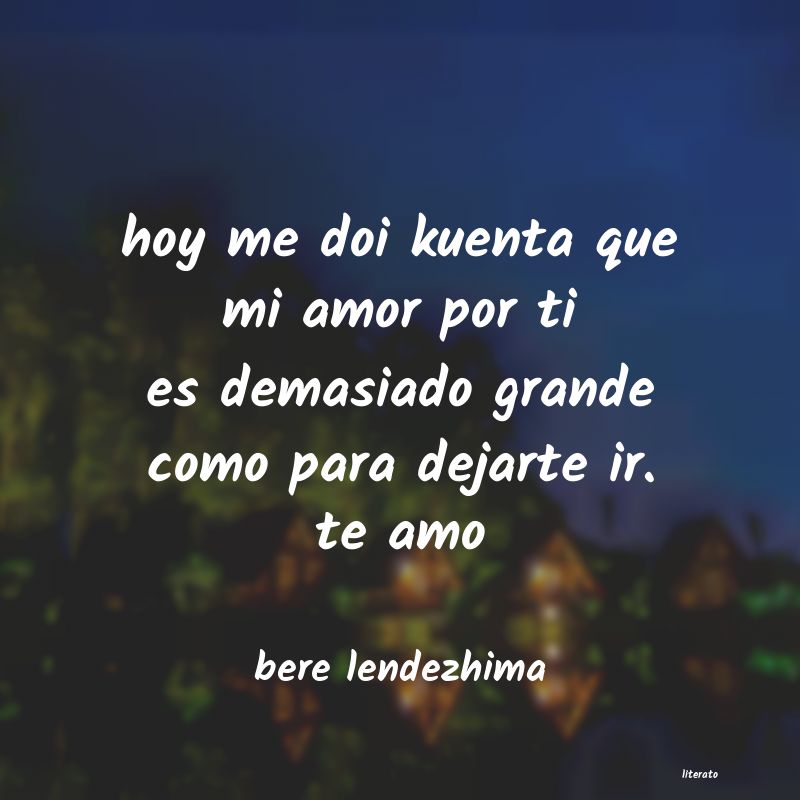 Frases de bere lendezhima