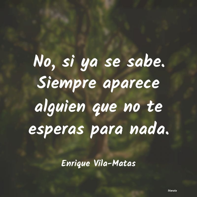 frases de Enrique Vila-Matas