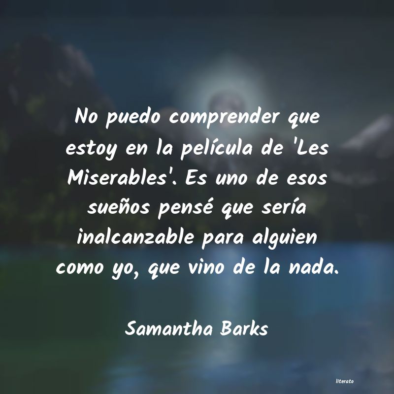 frases de Samantha Barks
