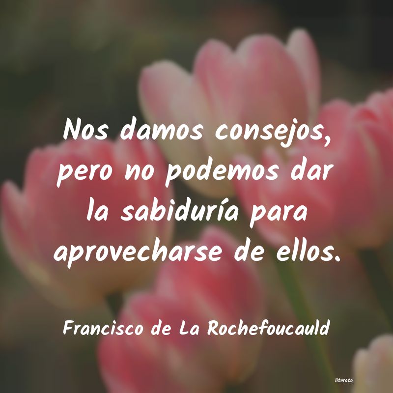 Frases de Francisco de La Rochefoucauld