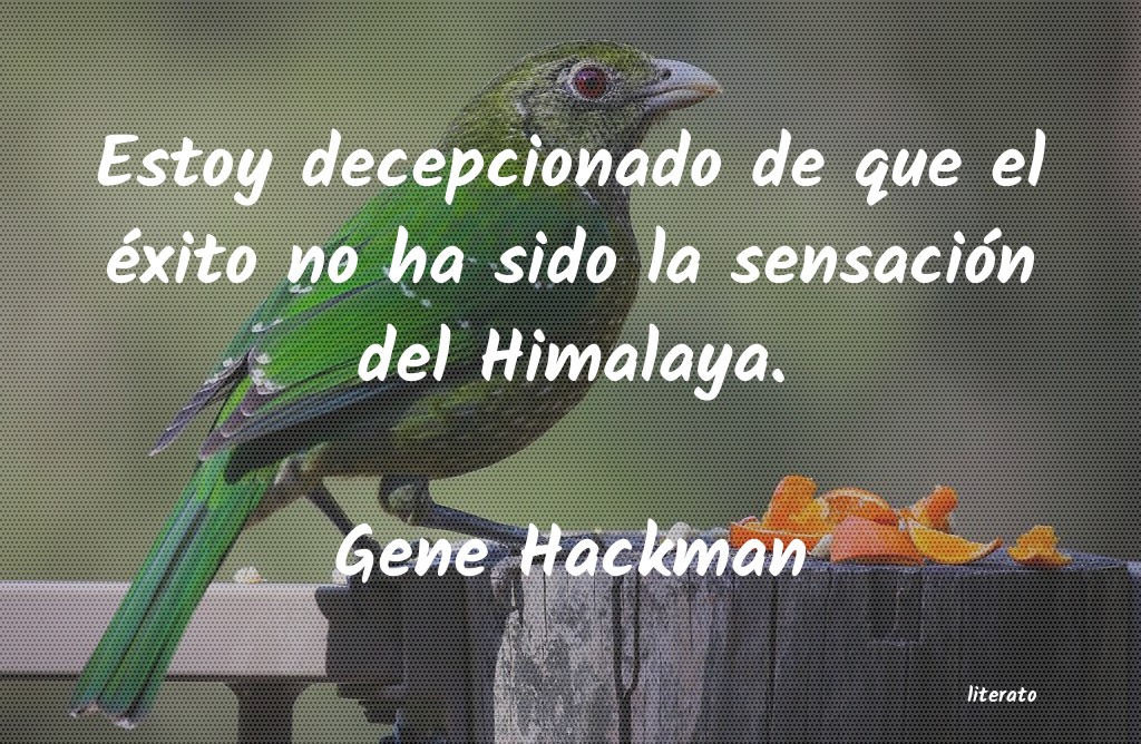 Frases de Gene Hackman