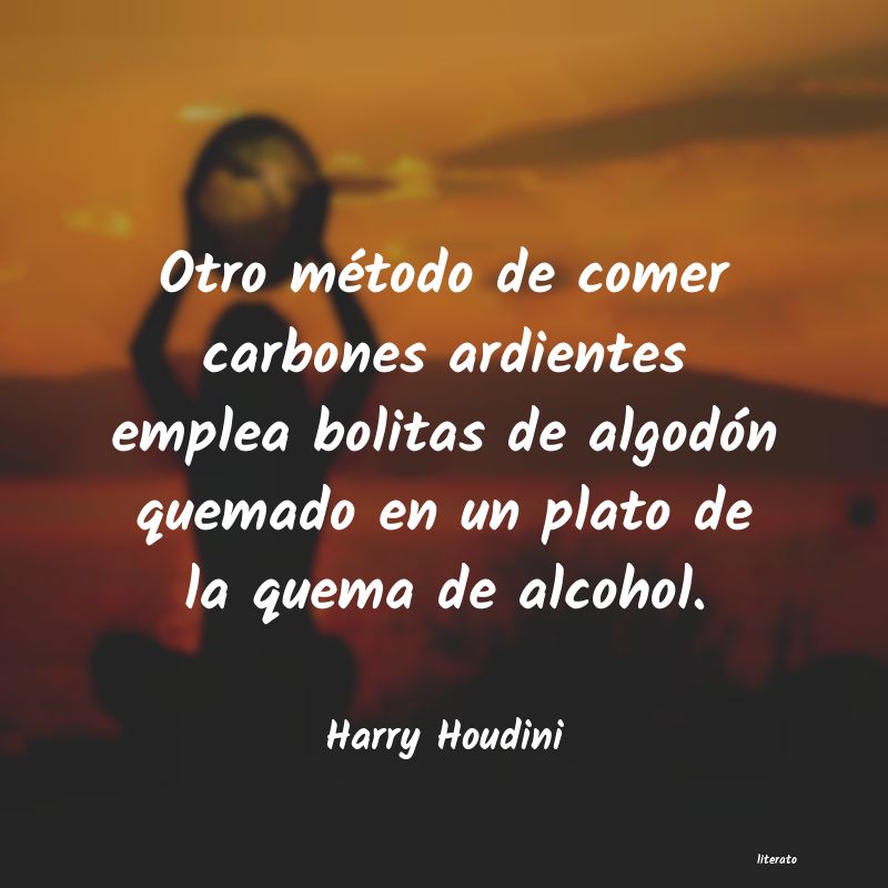frases de Harry Houdini