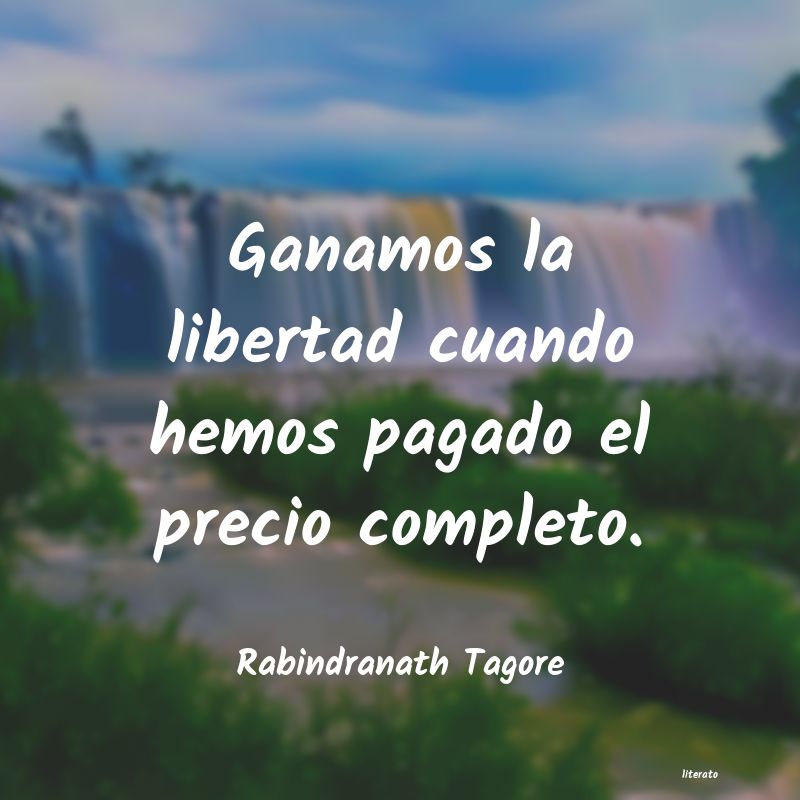 Frases de Rabindranath Tagore