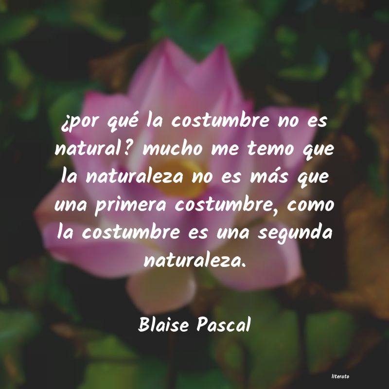 Frases de Blaise Pascal