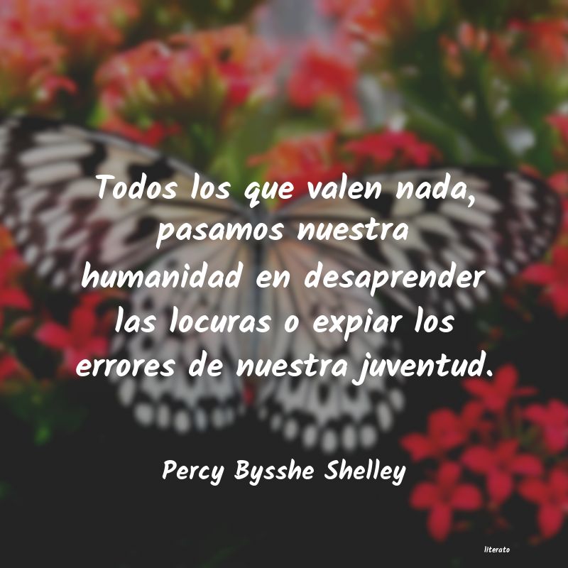 Frases de Percy Bysshe Shelley