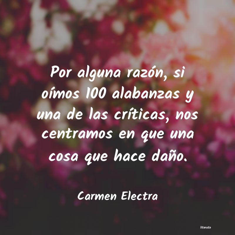 Frases de Carmen Electra - literato