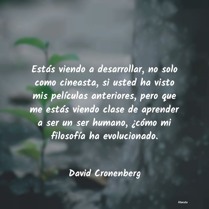 Frases de David Cronenberg