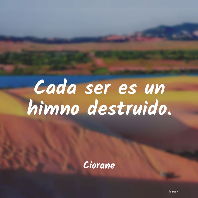 frases de Ciorane