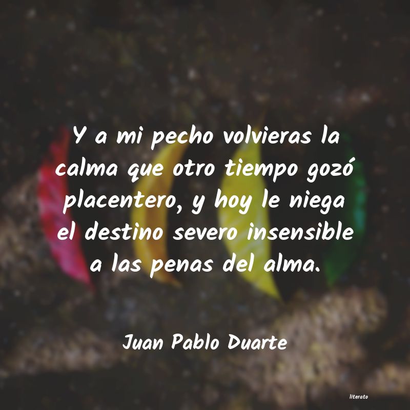 Frases de Juan Pablo Duarte