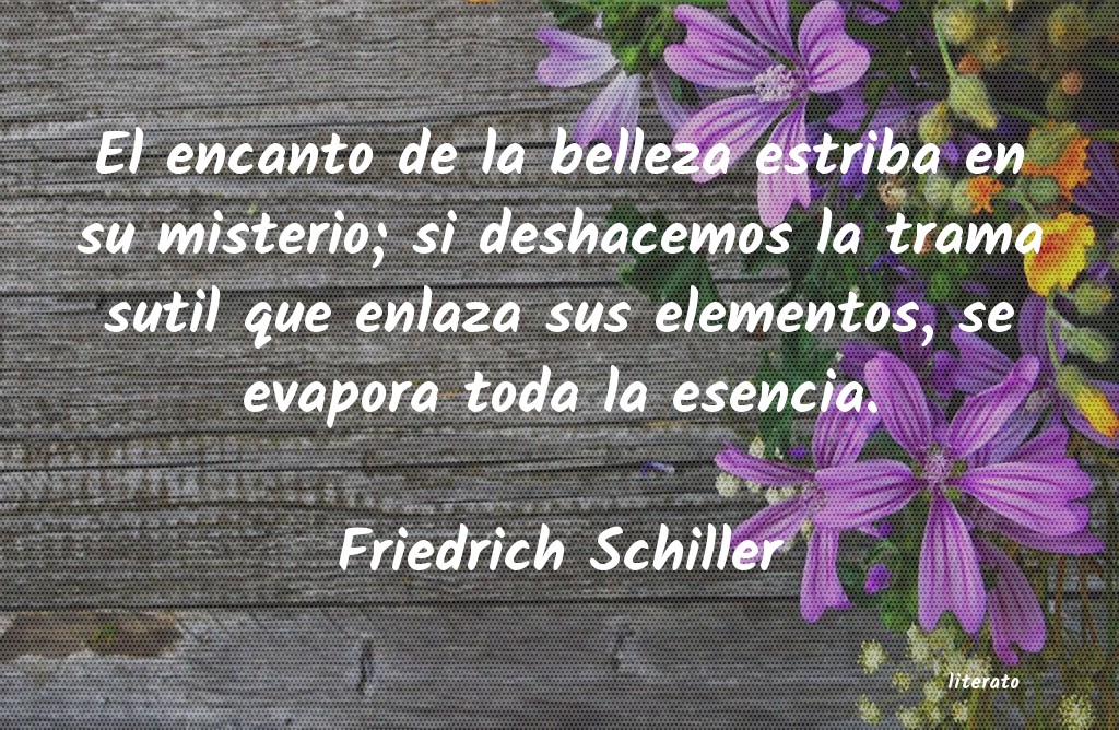 frases de Friedrich Schiller