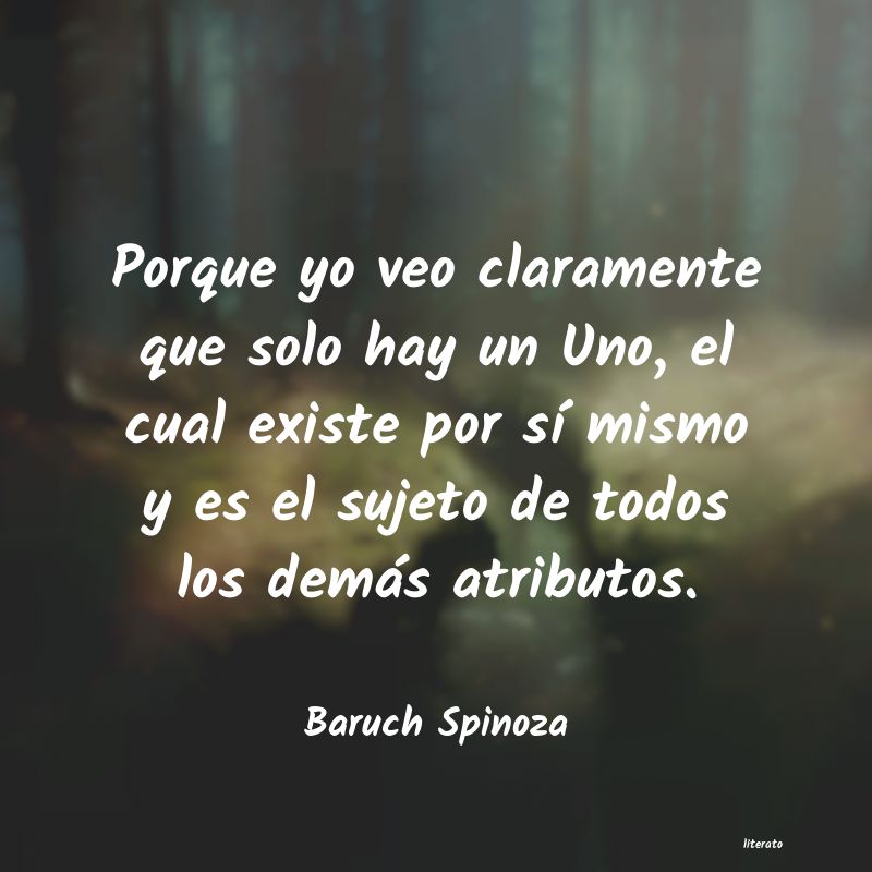 frases de Baruch Spinoza