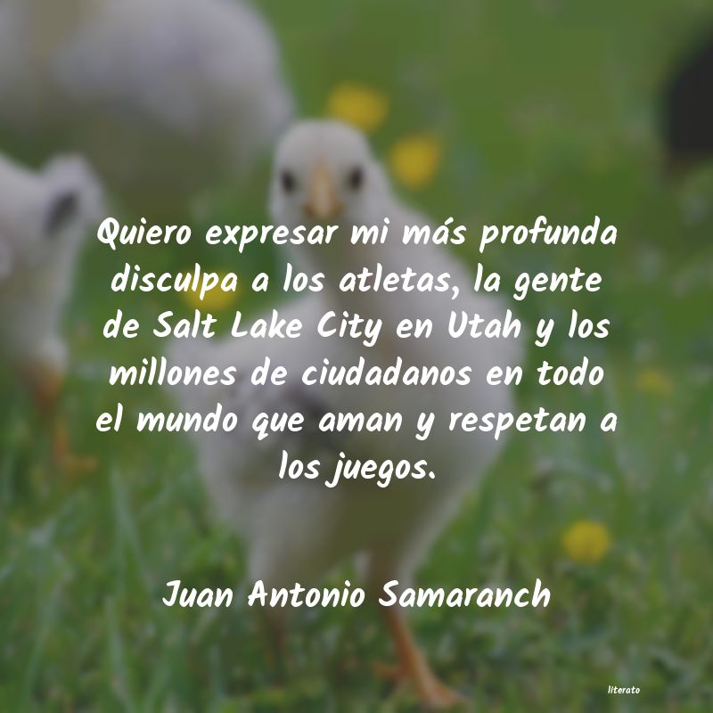 Frases de Juan Antonio Samaranch