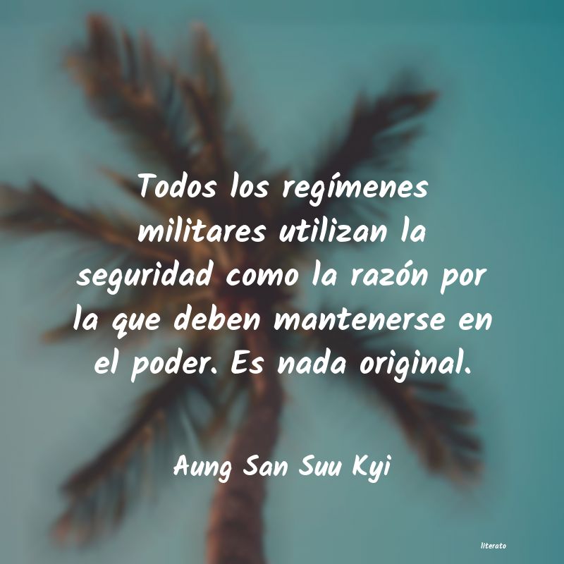 Frases de Aung San Suu Kyi