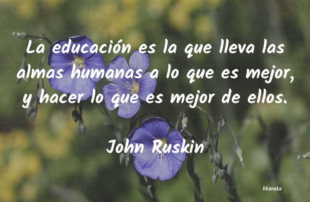 Frases de John Ruskin