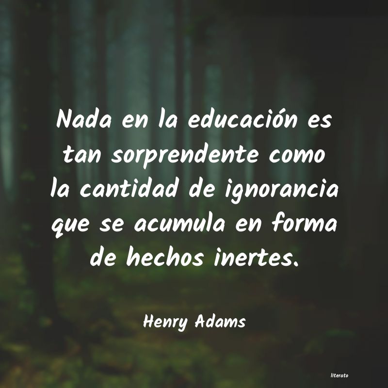 frases de Henry Adams