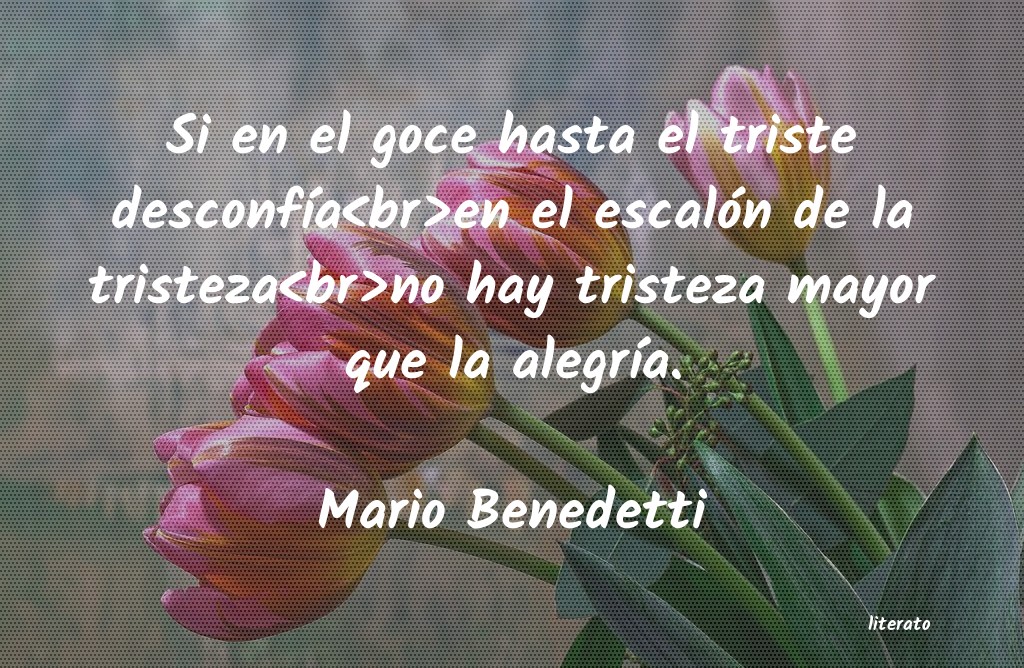 frases de Mario Benedetti