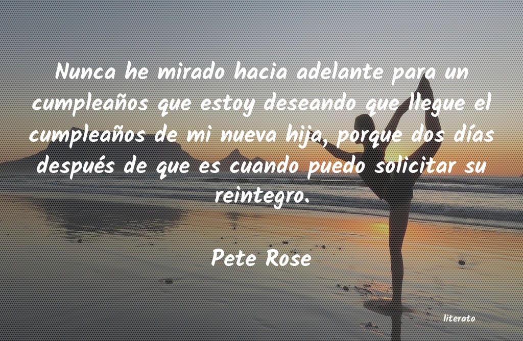 frases de Pete Rose