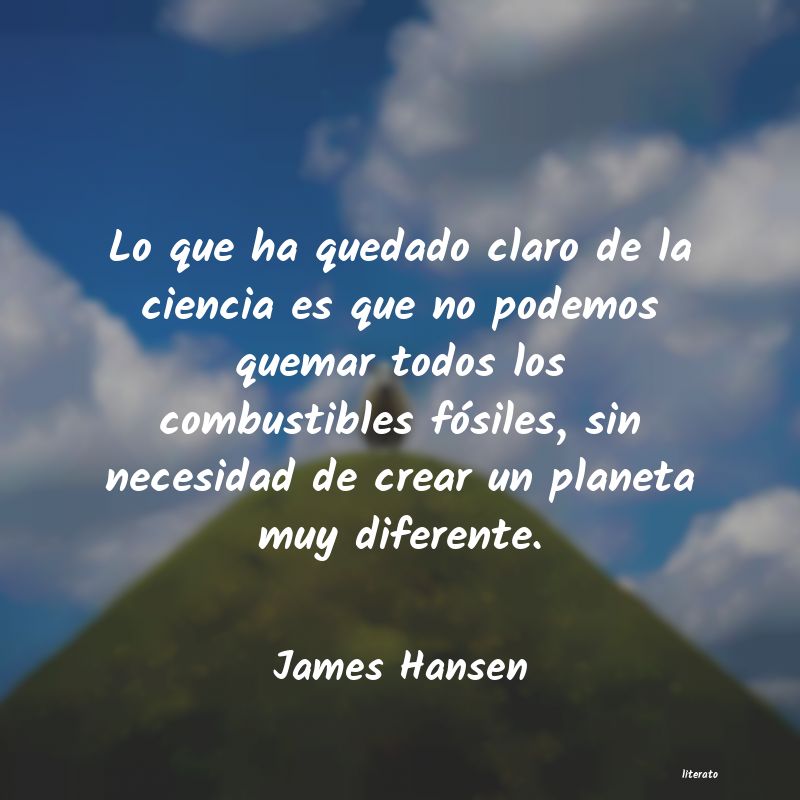 Frases de James Hansen