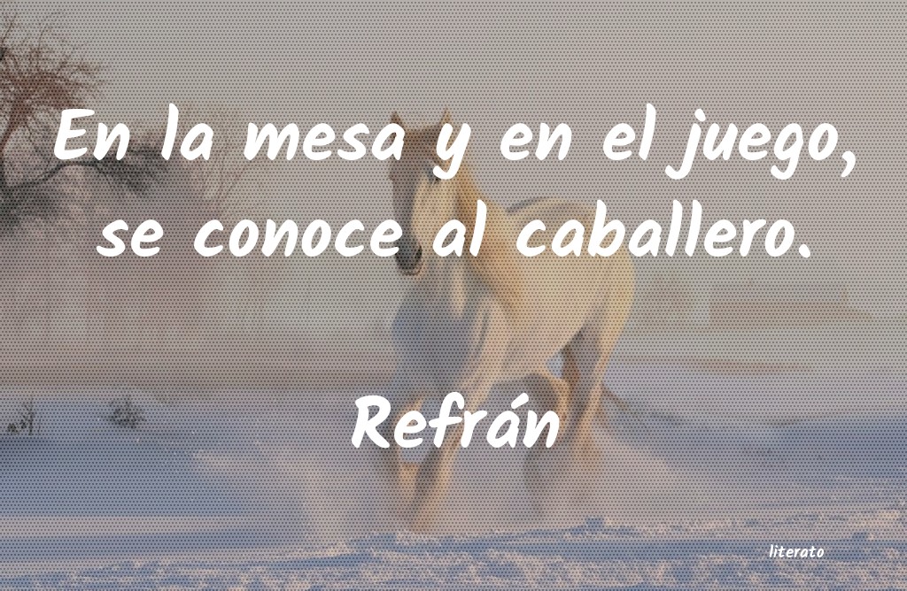 Frases de Refrán