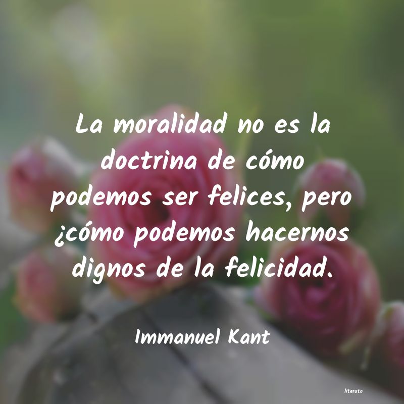 frases de Immanuel Kant