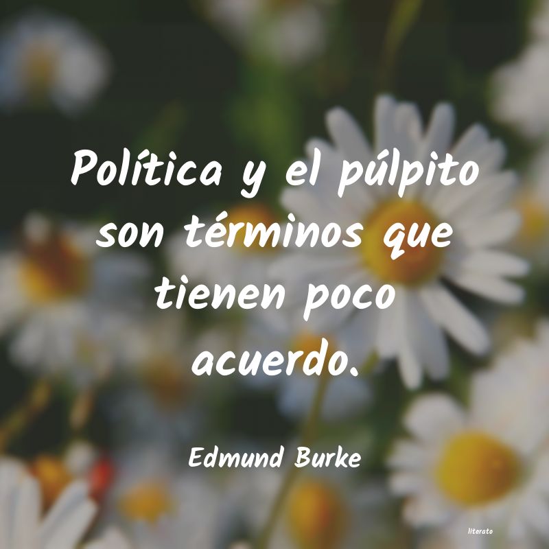 Frases de Edmund Burke