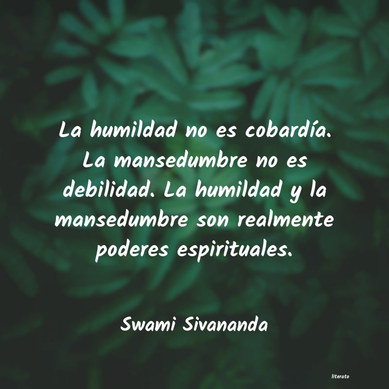 Frases de Swami Sivananda