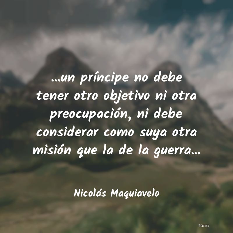 Frases de Nicolás Maquiavelo