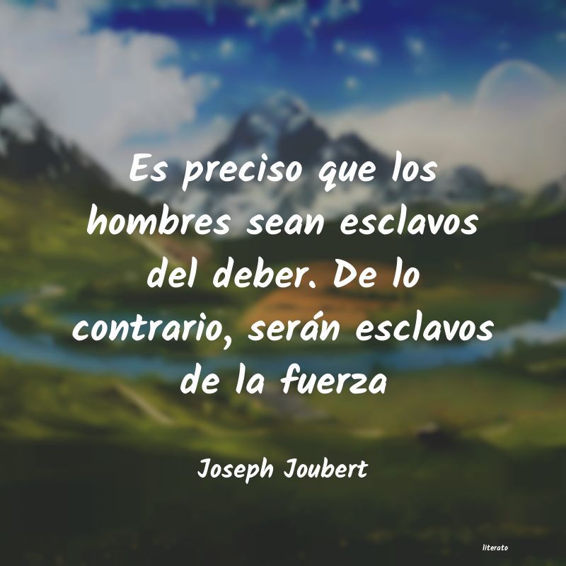 Frases de Joseph Joubert